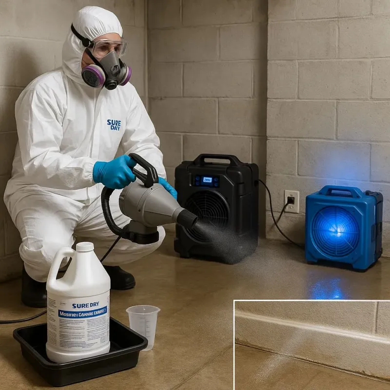 Sanitization and Odor Removal process in Kent, WA